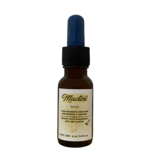 Serum Facial de Rosa Mosqueta con Ácido Hialurónico y Elastina 15 ml